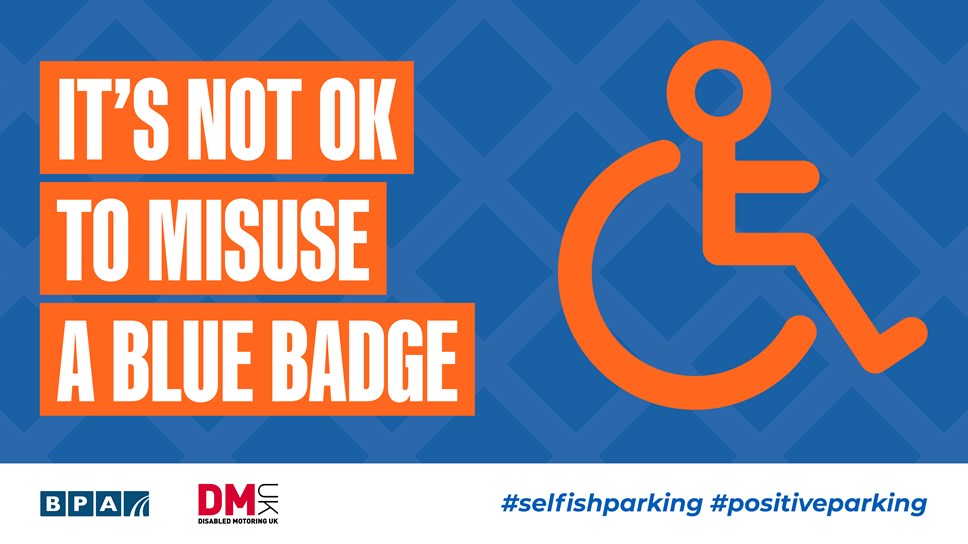 British Parking Association Selfish Paring Campaign Artwork
